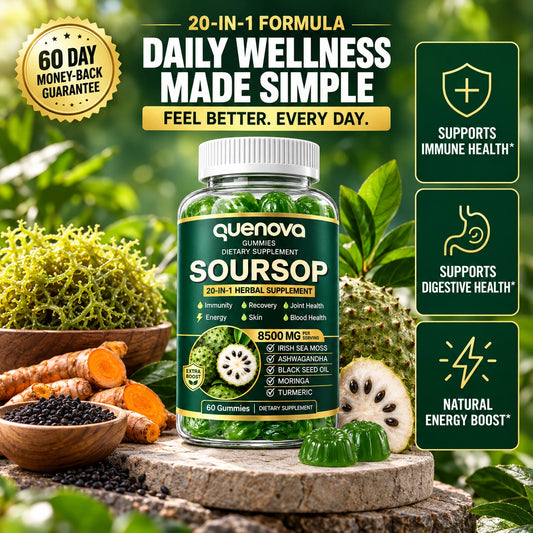 Quenova Soursop 20-in-1 Gummies